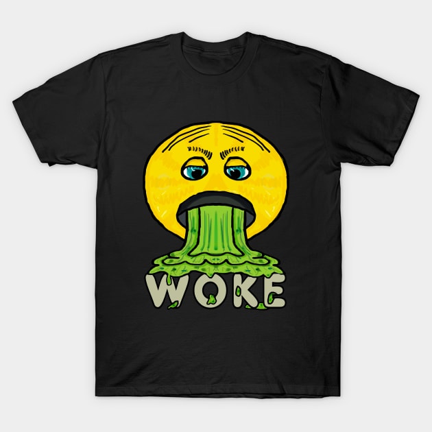 Anti Woke T-Shirt by Mark Ewbie